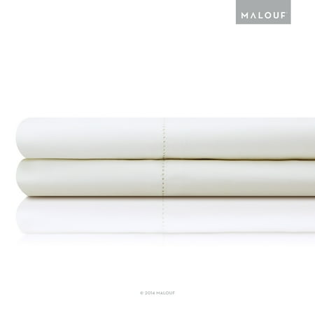 Woven 400-Thread Count Artisan Italian Cotton Percale Pillowcase Set