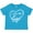 Turquoise, variant on Inktastic I Love My Gigi in White Chalk Heart Boys or Girls Toddler T-Shirt