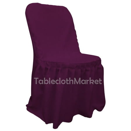 chair covers pleated polyester wedding party decorations folding