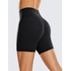 thumbnail image 3 of Pantalones cortos CRZ YOGA ButterLuxe Biker para mujer, color negro, talla L, 3 of 5
