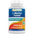 thumbnail image 1 of Suplemento Best Naturals de folato de metilo, 15 mg, 60 comprimidos, 1 of 4