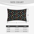 thumbnail image 2 of Salouo Solar System Planets Space Print Print Pillow Case Cover,Wrinkle-Free Bed Pillow Cover Pack of 1 Home Decor Fade-Resistant and Stain-Resistant ,Pillows Not Included -14"x20", 2 of 8