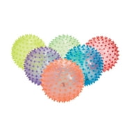 US Games Color My Class 6" See-Through Knobby Balls, 6-Pack