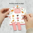 thumbnail image 2 of Big Dot of Happiness Girl Little Pumpkin - Fall Birthday Party or Baby Shower Game Pickle Cards - Pull Tabs 3-in-a-Row - Set of 12, 2 of 6