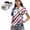 250th Anniversary, variant on Colorful Boho Flower Women's Golf Shirt and Sun Visor Hat Set Short Sleeve Quick Dry Moisture Wicking Adjustable UV Protection Sun Visor for Golf Tennis Hiking Daily Wear