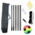 thumbnail image 2 of Beach Volleyball Net Football Net Badminton Net with Stand Package Bag for Backyard Outdoor Portable, 2 of 5