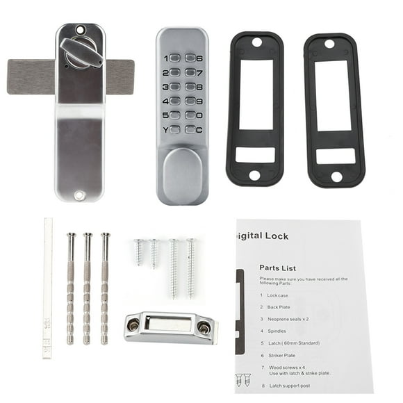 Security 1-11 Digit Code Combination Precise Cam Door Durable Zinc Alloy Convenient Password Coded Lock Combination lock