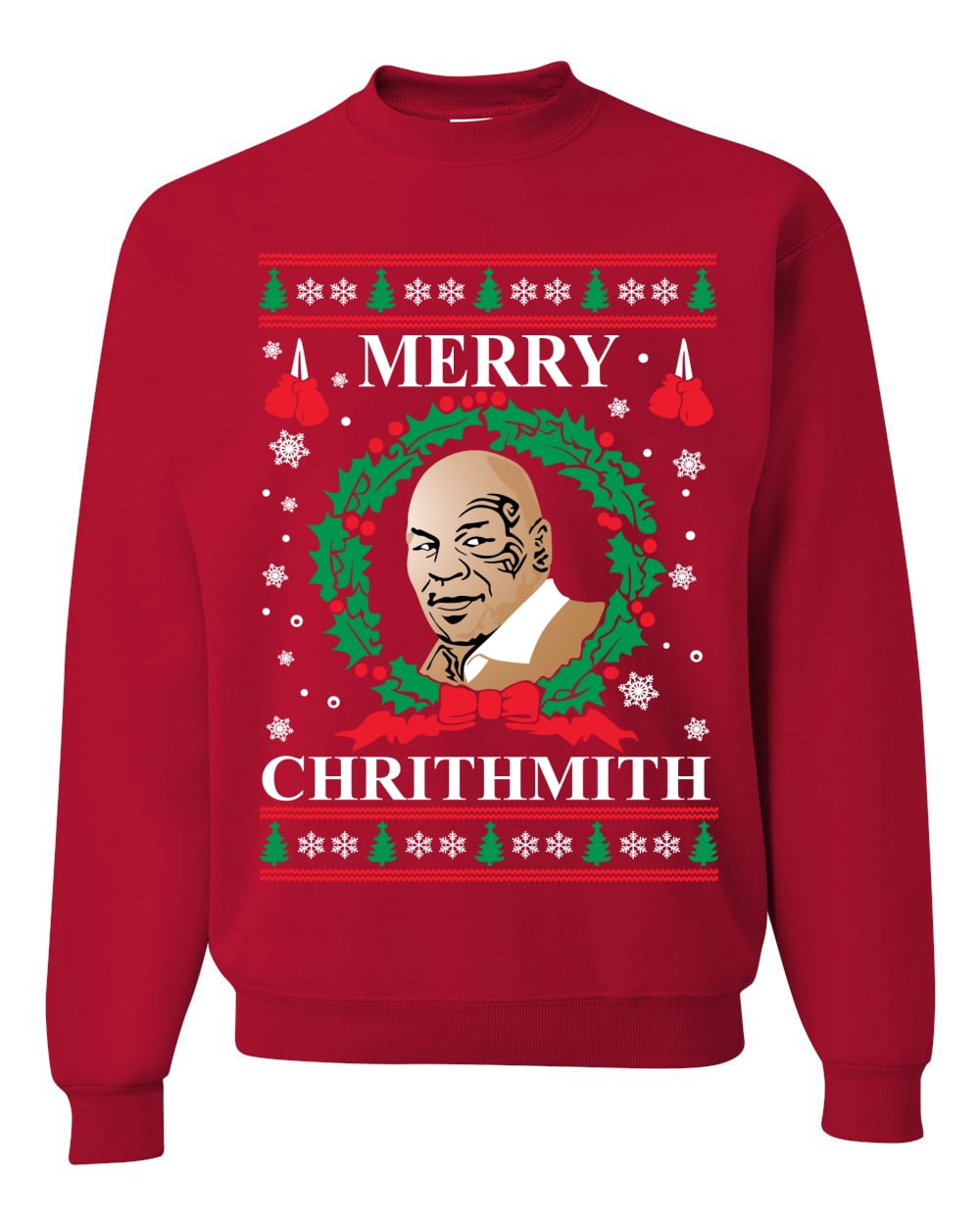 mike tyson christmas sweater