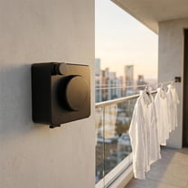 Retractable Invisible Clothesline Dryer, No Drill Punch Free Stainless ...