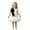 b-454White218, variant on MEZZALL Toddler Girls Sleeveless Bowknot Dress Dance Party Ruffles Dresses Clothes Adorable Sundress