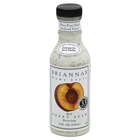 Brianna's Rich Poppy Seed Dressing, 12 oz