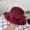 Red, variant on Lady's French Chapeau Summer Sun Hat with Floral Embellishments Wide Brim Netted Beach Suitable Grey One Size
