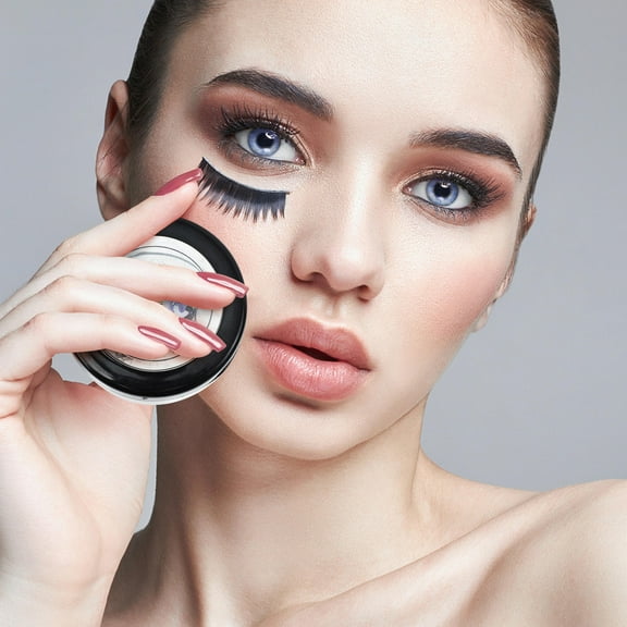 Yardwe Individual Lashes Eyelash Extension Kit 3Sets Black Fiber For Wear