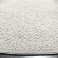 thumbnail image 3 of Safavieh Reflection Alayna Oriental Area Rug, Light Gray/Cream, 5' x 5' Round, 3 of 9