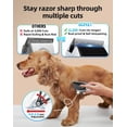 thumbnail image 2 of Kit de peluquería canina OCPEET de bajo ruido, inalámbrico, 4 en 1, cortapelos, 2 of 8