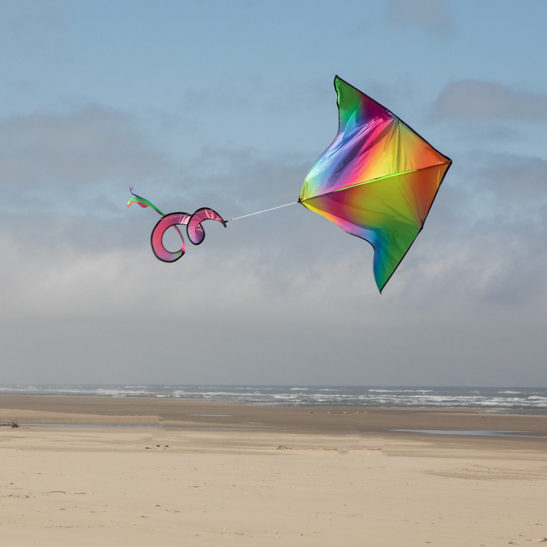 In the Breeze 3327 — Jewel Delta Kite with Spinning Tail — Fun, Easy Flying  Kite 