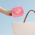 thumbnail image 5 of Cute Clear Valentine Makeup Travel Toiletry Pouch With Zipper Small Mini Transparent Storage Organizer For, 5 of 5