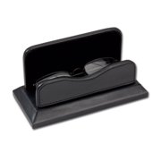 Classic Black Leather Eye Glass Holder