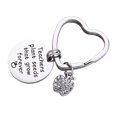 thumbnail image 4 of CIMAXIC apple keychains Graduation Season Keychains Stainless Steel Key Rings Apple Design Rhinestone Pendant Key Holder Craft Ornaments Graduation Gift (G3487),2.2"X1.22"X0.08", 4 of 5