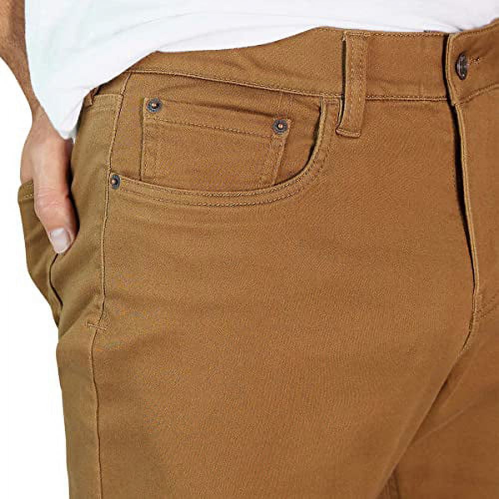 Izod Men's Stretch 5 Pocket Pant. Item 1482703 (38W x30L, Regular Taupe)