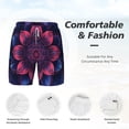 thumbnail image 5 of Lsque Mens Swim Trunks Bohemian Vintage Pattern Pattern - Bathing Suit Compression Liner - Beach Swim Shorts Swimwear - (S-3XL) - Stretch Quick Dry -Large, 5 of 9