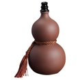 thumbnail image 3 of Botella de vino de calabaza, cerámica, portátil, decoración del hogar, bebidas chinas Vino Vino Gourd Hu Lu Gourd Ornament para la decoración del agua Zisha, 3 of 8