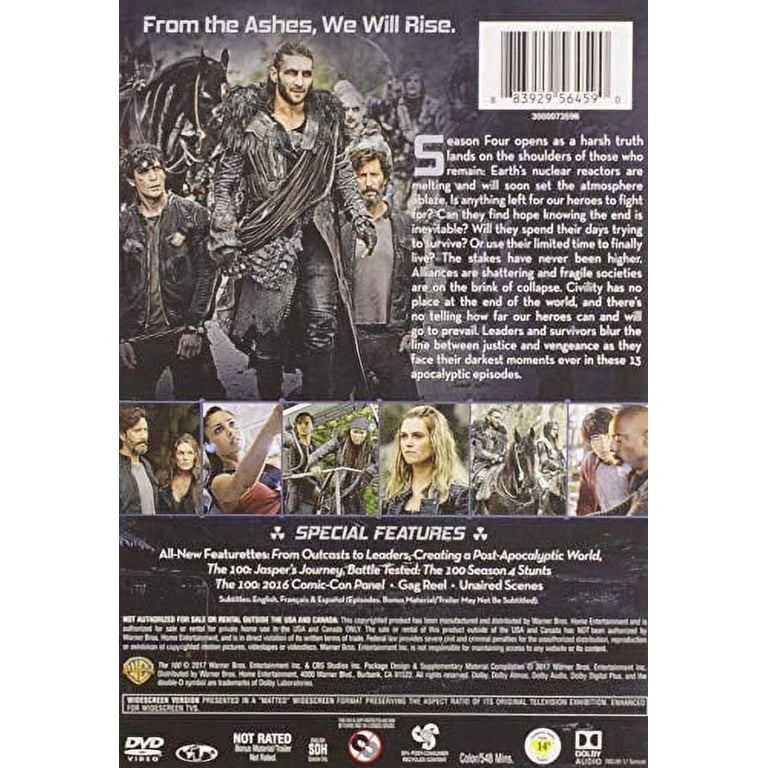 The 100: The Complete Fourth Season [DVD] - Walmart.com