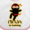 thumbnail image 4 of Inktastic Ninja in Training Boys or Girls Baby Bib, 4 of 4