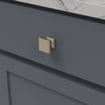 thumbnail image 6 of Belwith Keeler B077460-CH 1.37 in. Brownstone Square Knob - Chrome, 6 of 7