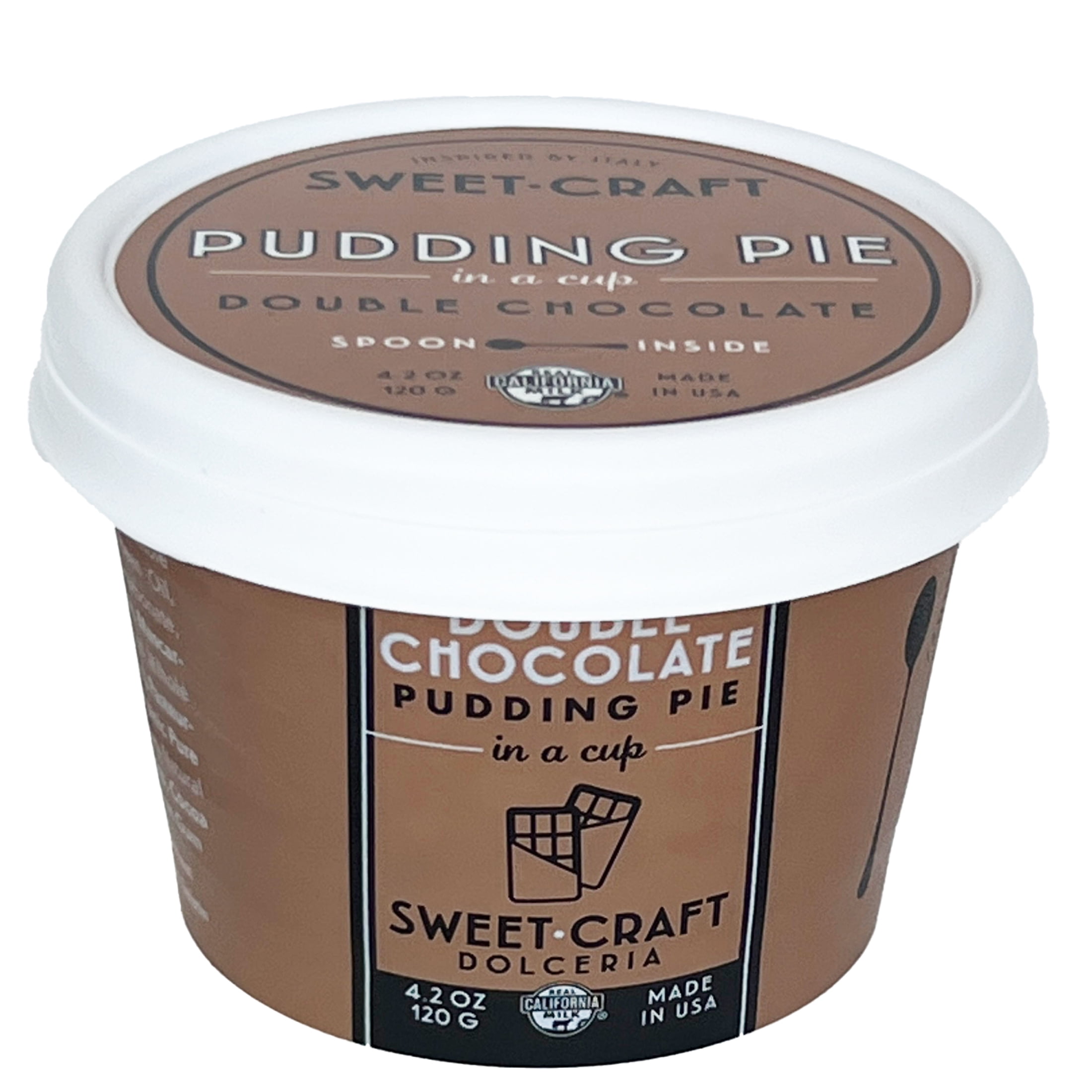 Sweet Craft Dolceria™ Double Chocolate Pudding Pie Cup, 4.2 oz (Frozen)