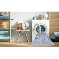 thumbnail image 2 of Ahgly Company Machine Washable Indoor Square Transitional Lavender Blue Area Rugs, 4' Square, 2 of 7