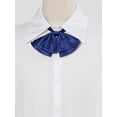 thumbnail image 4 of INSPIRE CHIC Women's Adjustable Pre-Tied Neck Ties Bow Ties for Casual Uniform Deep Blue One Size, 4 of 4