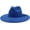 Blue, variant on Big Wide Brim Fedora Hats for Women Men Western Suede Hats Large Felt Panama Hat Rancher Hat