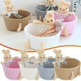 thumbnail image 2 of Cotton Rope Woven Basket, Small Baskets for Gifts Empty, Decorative Animal Themed Storage Basket, Small Rope Organizer for Living Room, Shelf Decor, Nursery Storage Organizer, 2 of 6