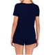 thumbnail image 5 of Conjuntos de Pijama Para Mujer, Ropa de Dormir de Manga Corta, Jersey Informal Liso, Conjunto de Dos Piezas Con Cuello en V, Ropa de Dormir Para El Hogar Odeerbi  ODB120403, 5 of 8