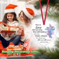 thumbnail image 5 of Bereavement Gift Acrylic Hanging Heart Ornaments Sympathy Memorial Gift for Loss of Loved Christmas Ornament Condolence Remembrance Keepsake for Mom Dad Friend Remembrance Christmas Tree Decoration A, 5 of 5
