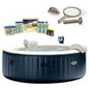Intex Pure Spa 6 Person Inflatable Hot Tub, Maintenance Kit, & Chemical Kit