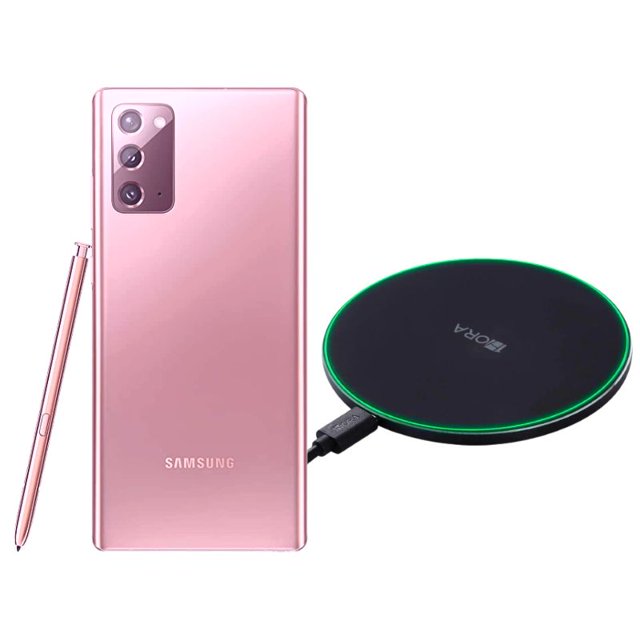 Smartphone Samsung Note 20 256GB Reacondicionado Rosa + Cargador Genérico Samsung Galaxy SM-N981