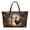Cross Rooster Sunset, variant on Highland Cow Cross Print Top Handle Tote Bag for Women Lightweight Tote Bag Large Capacity Top Handle Satchel with Zipper for Shopping Work
