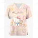 thumbnail image 1 of Tops con estampado de Hello Kitty Para Mujer, Para dentista uniforme de trabajo, enfermera, Uniformes médicos Para Mujer, ropa de trabajo Para Hospital, 2024, 1 of 6