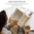 thumbnail image 2 of Ortofally 20Pcs Book Folder Corner Protectors Album Folders Metal ScrapbookMenu Corner Covers Guard Book Corner Protector for Metal Book Notebooks Folders, 2 of 10