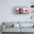 thumbnail image 2 of Canvas Wall Art - Patrick Zephyr 'Islands in The Pink' Wall Art for Living Room, Bedroom, or Office Décor by Trademark Fine Art - 32 x 16 Inches, 2 of 4