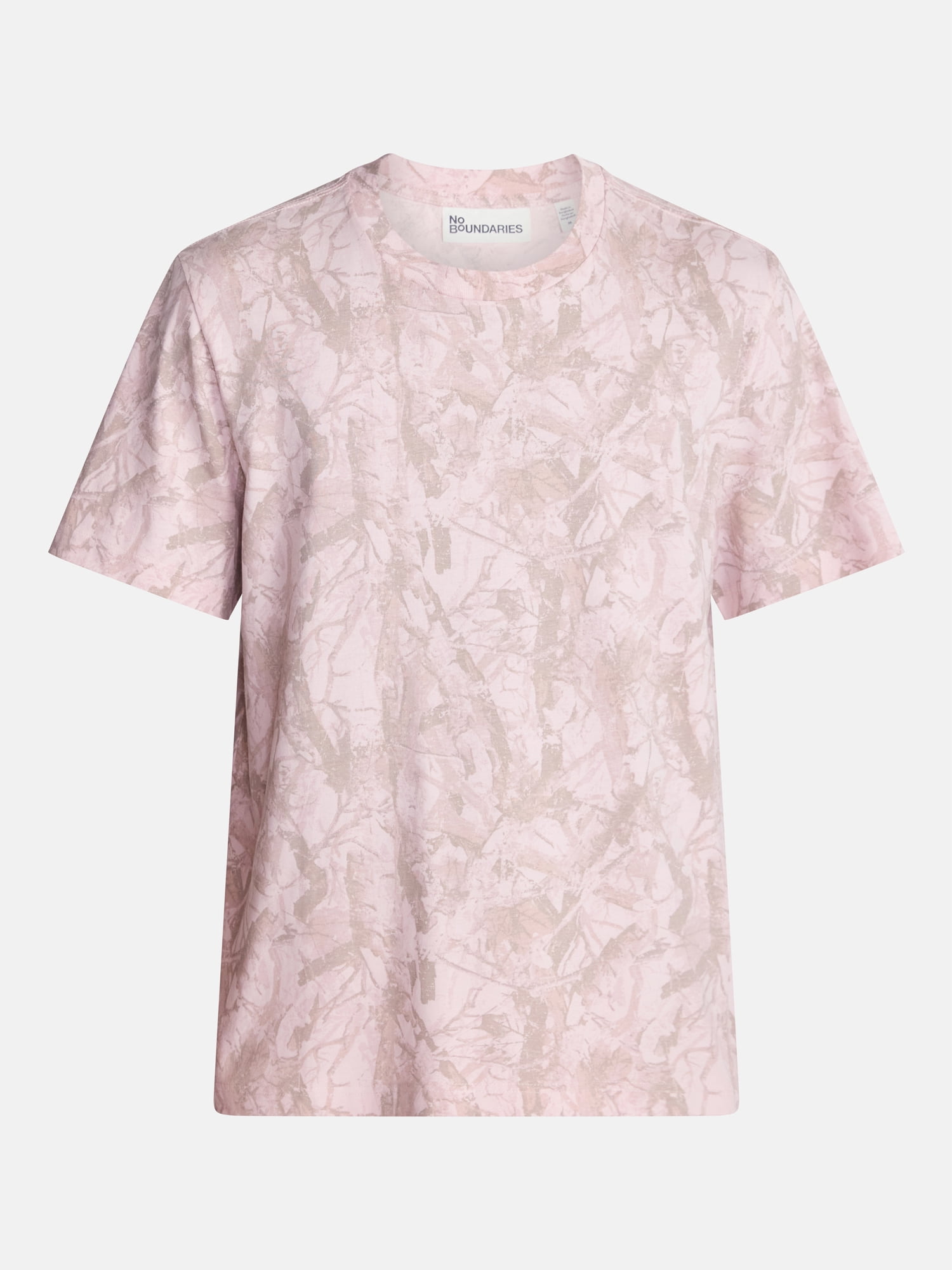 No Boundaries Standard Fit Cotton Tee with Short Sleeves, Men's and Big Men's XS-5XL