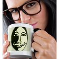 thumbnail image 2 of 3drose, Hercules Poirot, 11oz Two-tone Black Mug, 2 of 6