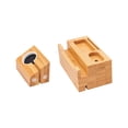 thumbnail image 2 of PEONAVET Charging Socket Charging Socket Wood Charging Dock for Multiple Devices 3 USB Ports Charging Dock Compatible, 2 of 9