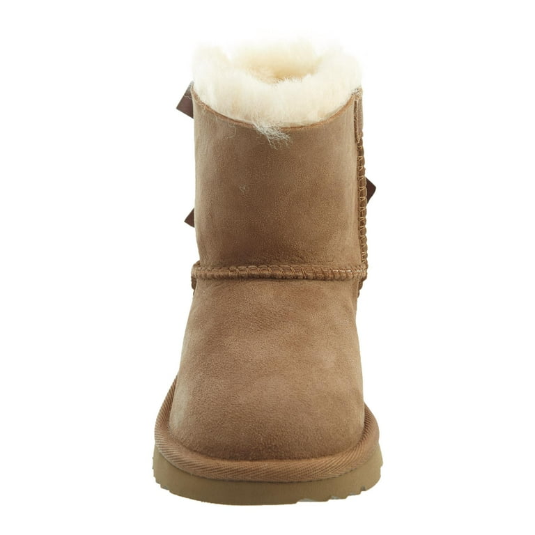 UGG Kids' Mini Bailey Bow II Boot, Chestnut, 10 M US Toddler