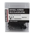 thumbnail image 2 of 100 Pack #6 x 2" Coarse Thread Drywall Screws, 2 of 2