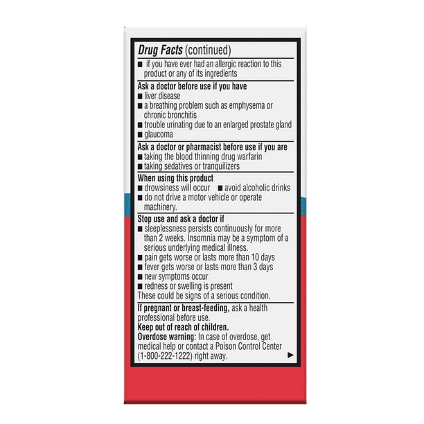 Equate Extra Strength Tylenol PM Comparar: Acetaminofén 500mg/Difenhidramina 25mg, 24 unidades 3