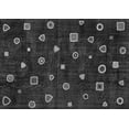 thumbnail image 1 of Ahgly Company Indoor Rectangle Abstract Gray Contemporary Area Rugs, 5' x 7', 1 of 1