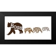 thumbnail image 2 of Villa, Mlli 18x11 Black Modern Framed Museum Art Print Titled - Boss And Employees, 2 of 5